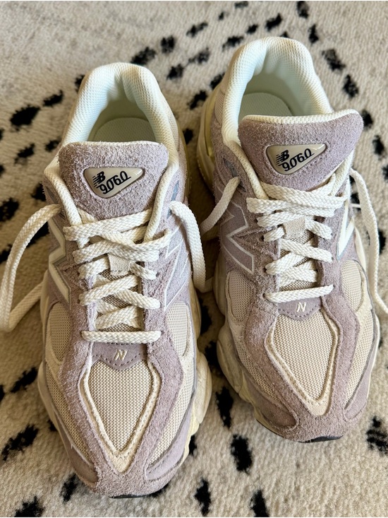 New Balance Shoes - New Balance Women's Cream Taupe Suede Sneakers Timberwolf Truffle Salt 7.5 9060